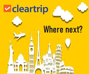 Book here at cleartrip and pay later at your destination